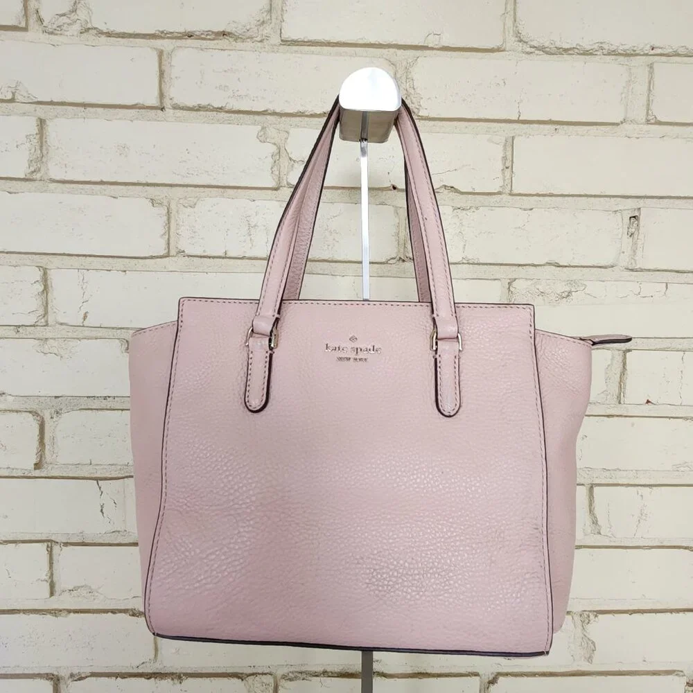 Euc Kate Spade NY Cedar Street Medium Pink Leather Shoulder Bag Purse